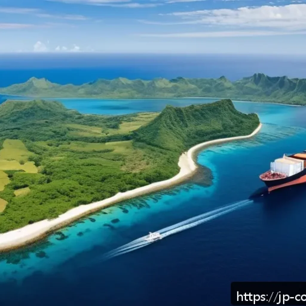 코모로 주변 국가들과의 외교 관계 - A panoramic aerial view of the Comoros Islands in the Indian Ocean, showcasing the strategic maritim...